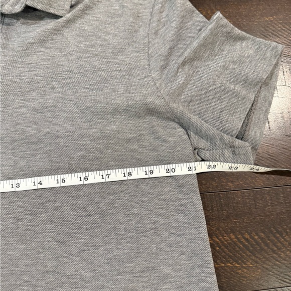 Lululemon Evolution Polo Shirt Gray XL No-Stink Zinc Golf Athletic - Picture 8 of 13